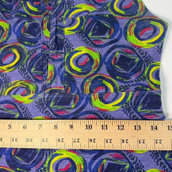 REI Active Dress Small Multicolor Swirl Print Travel Hiking Casual - Picture 6 of 8